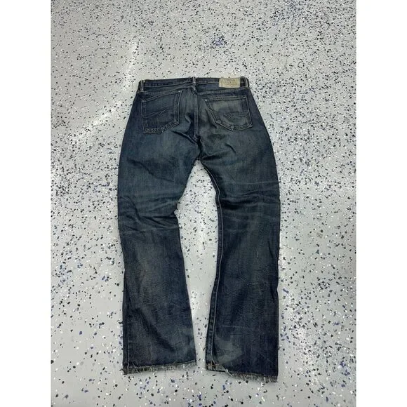 Polo Ralph Lauren Straight Dark Wash Blue Denim Jeans Men's Size 33x30